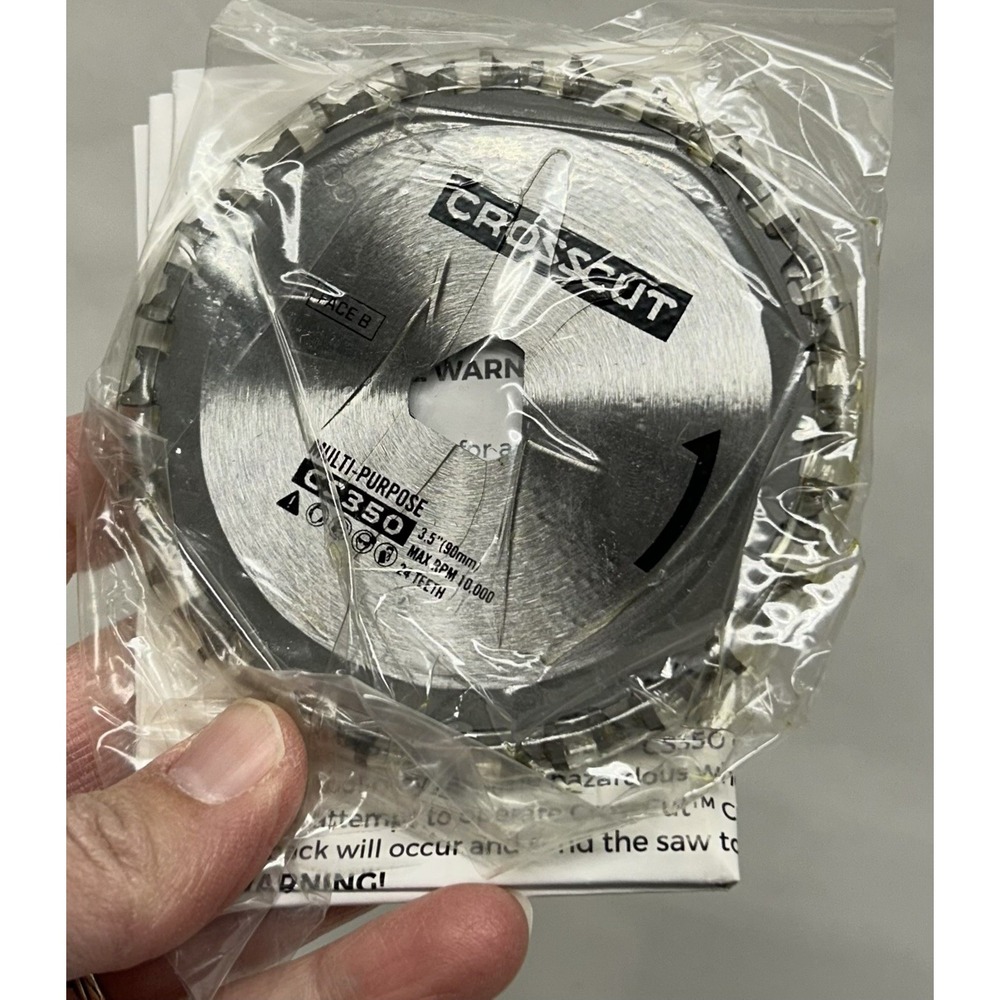 Viatek Crosscut Replacement Saw Blade CS350 Multi-Purpose 3.5" 24 Teeth